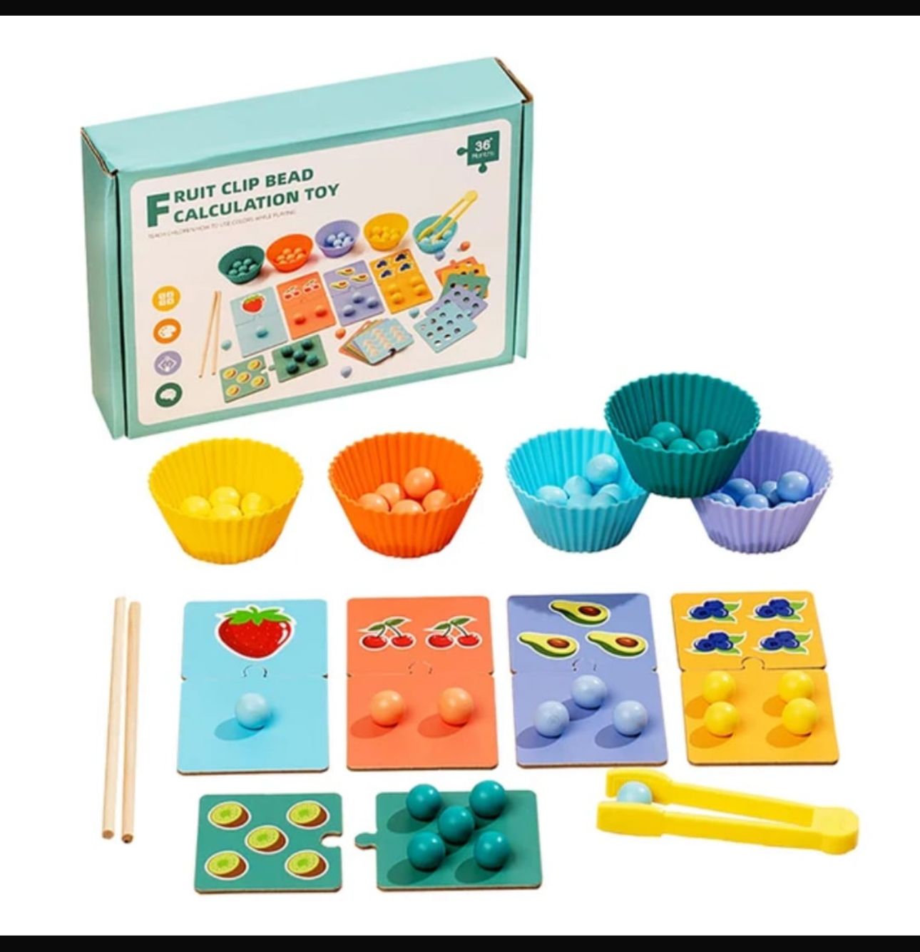 Montessori Counting & Sorting Game