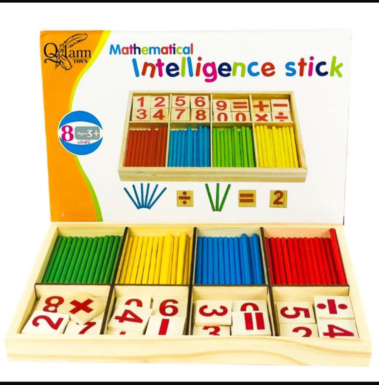 Wooden Math Learning Box