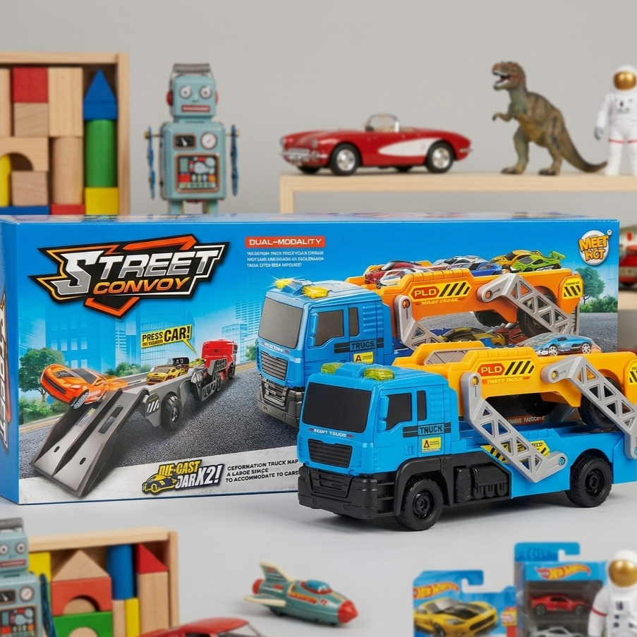 Folding Deformable Transport Truck Toy