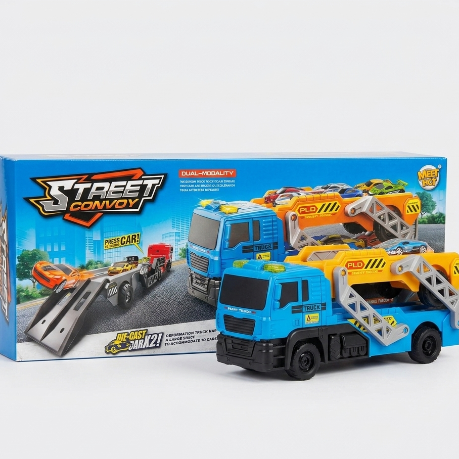 Folding Deformable Transport Truck Toy