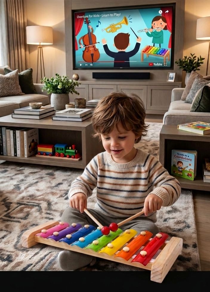 Colorful Wooden Xylophone