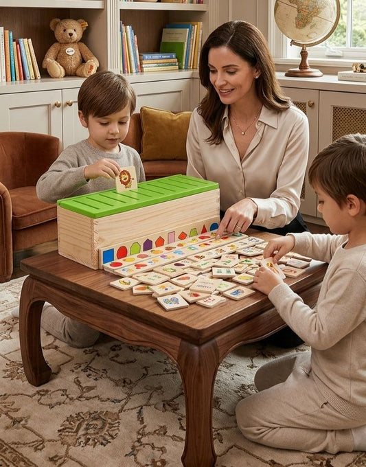 Wooden Montessori Classification Box