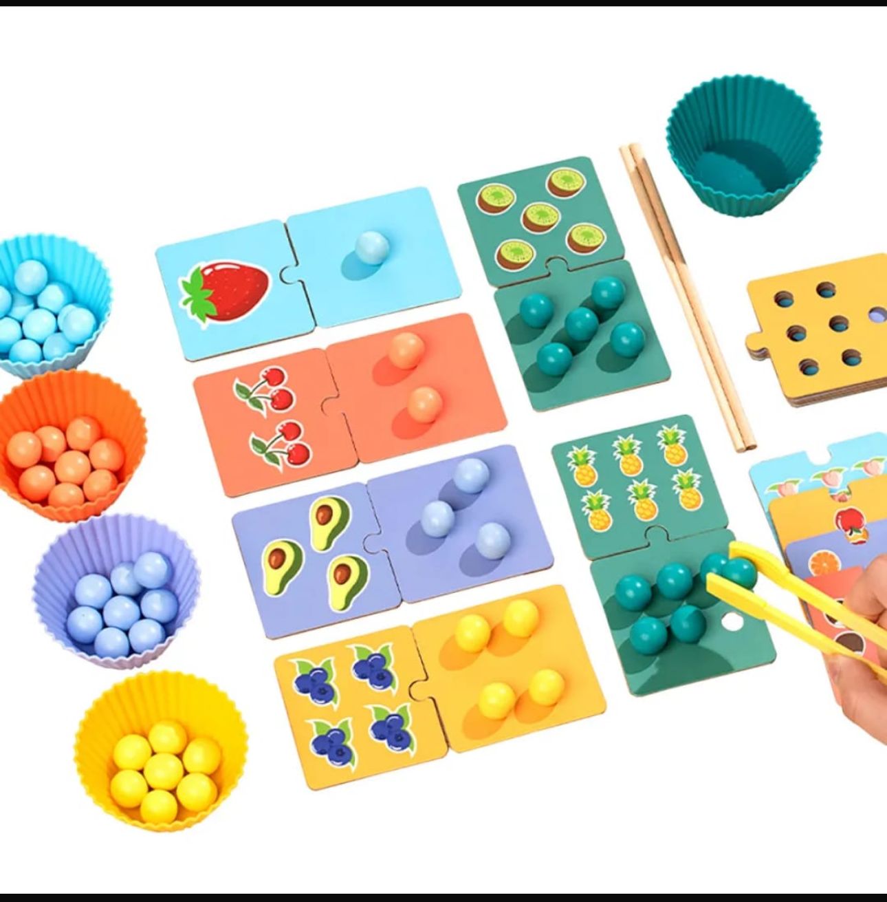 Montessori Counting & Sorting Game
