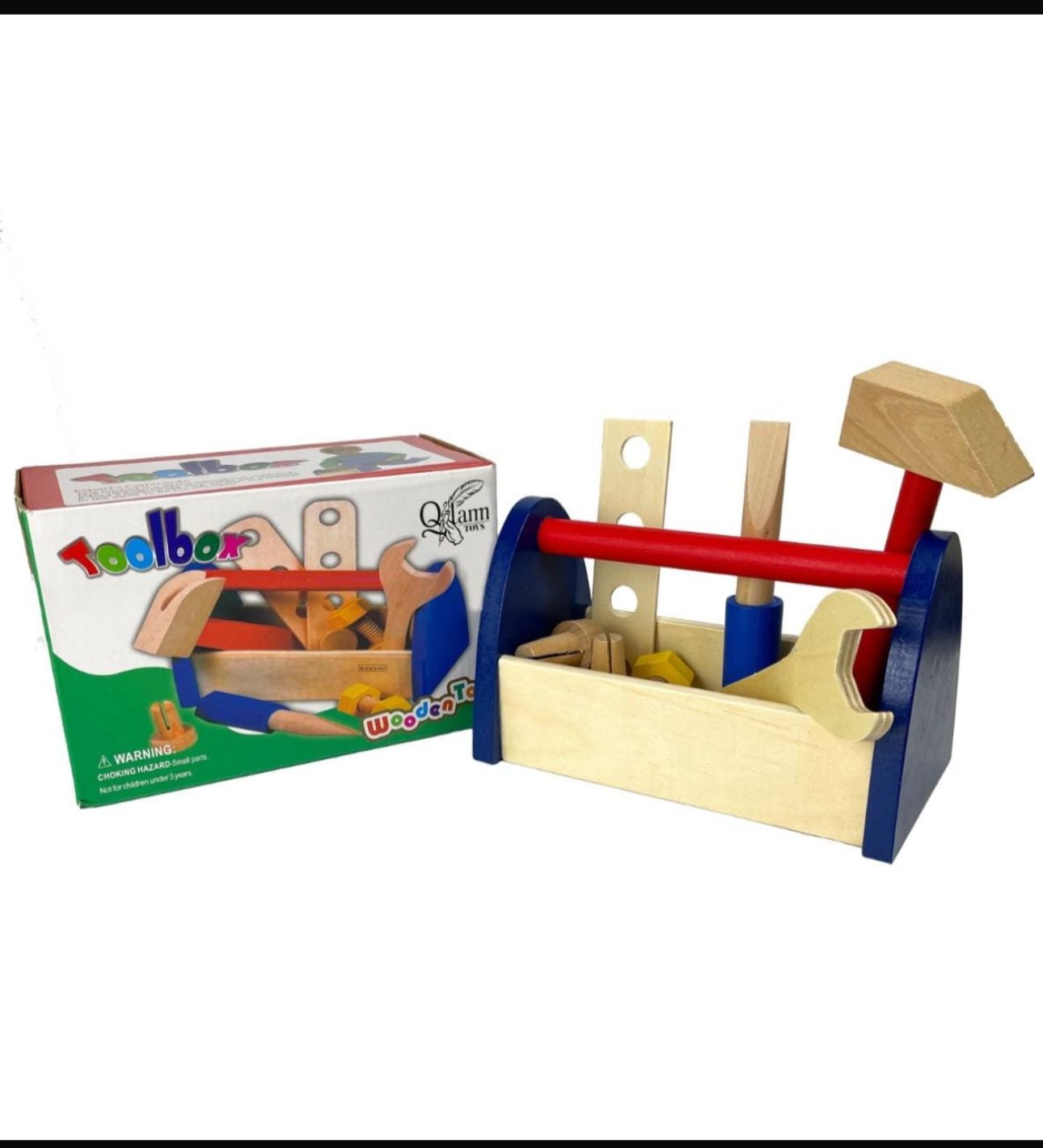 Little Builder Wooden Tool Box Set